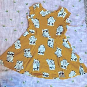 EUC Cat and Jack Owl play dress